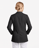 Short Slim Lab Coat Black - Scrubloop