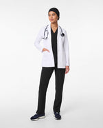 Short Slim Lab Coat White - Scrubloop