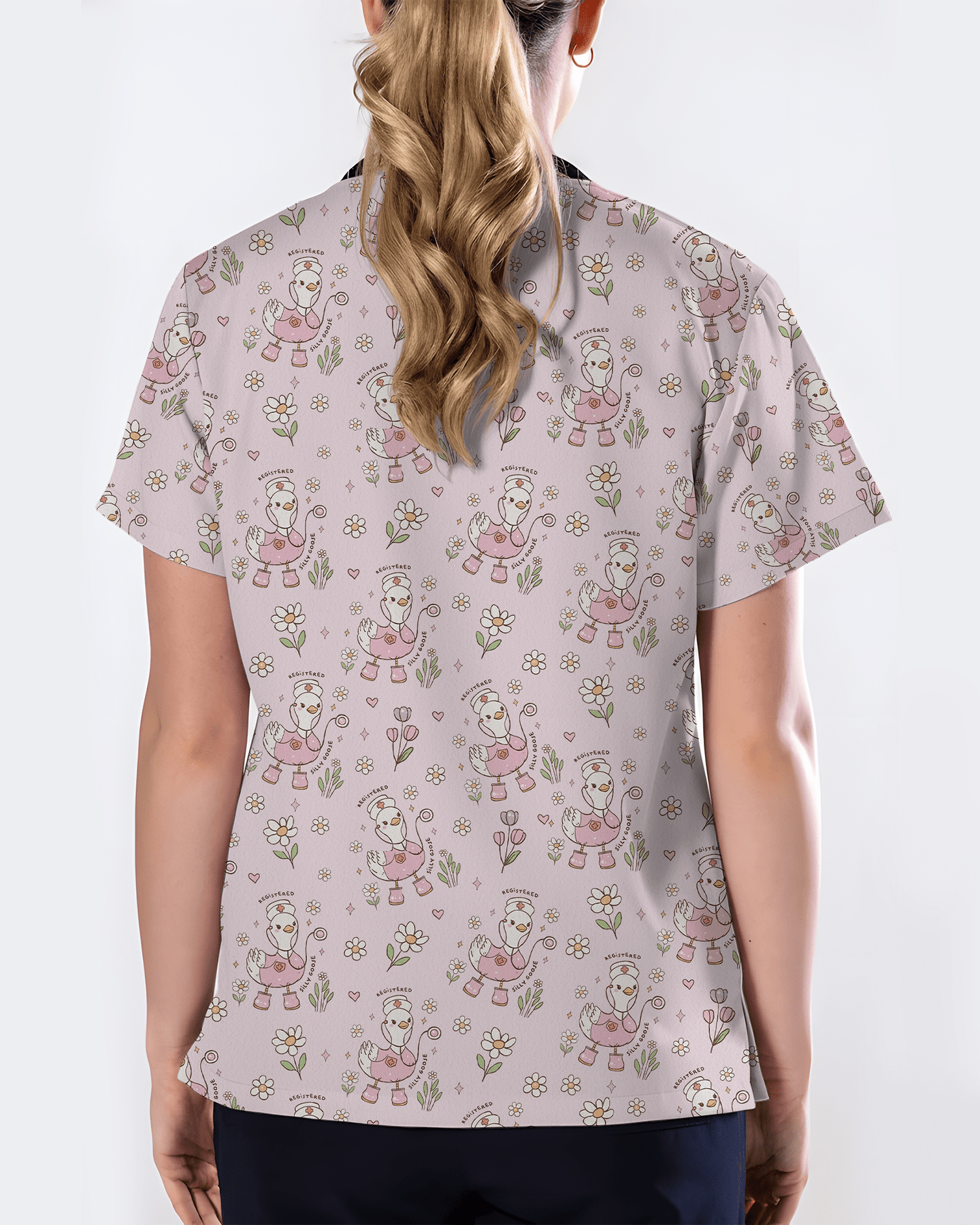 Silly Goose Nurse Life Scrub Top - Scrubloop