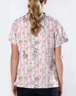 Silly Nurse Goose On The Loose Scrub Top - Scrubloop