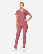 Slim 6-Pocket Pant Berry Spice - Scrubloop
