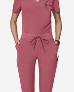 Slim 6-Pocket Pant Berry Spice - Scrubloop