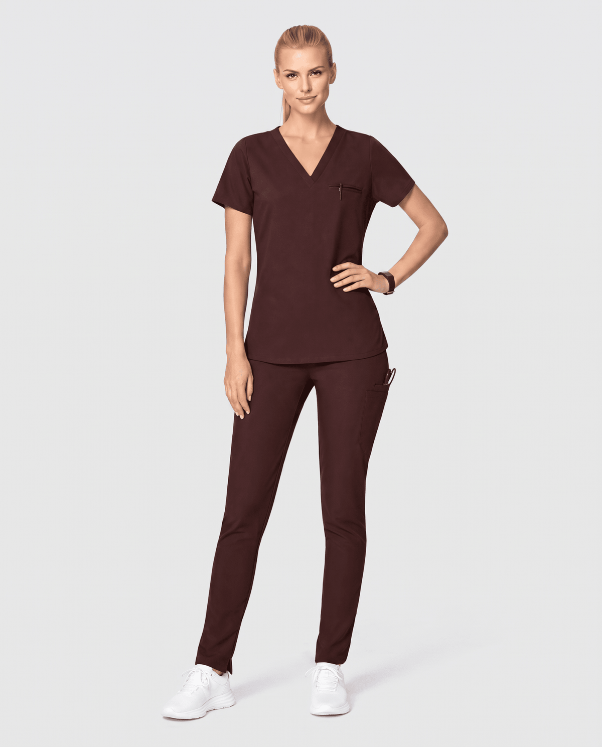 Slim 6-Pocket Pant Espresso - Scrubloop