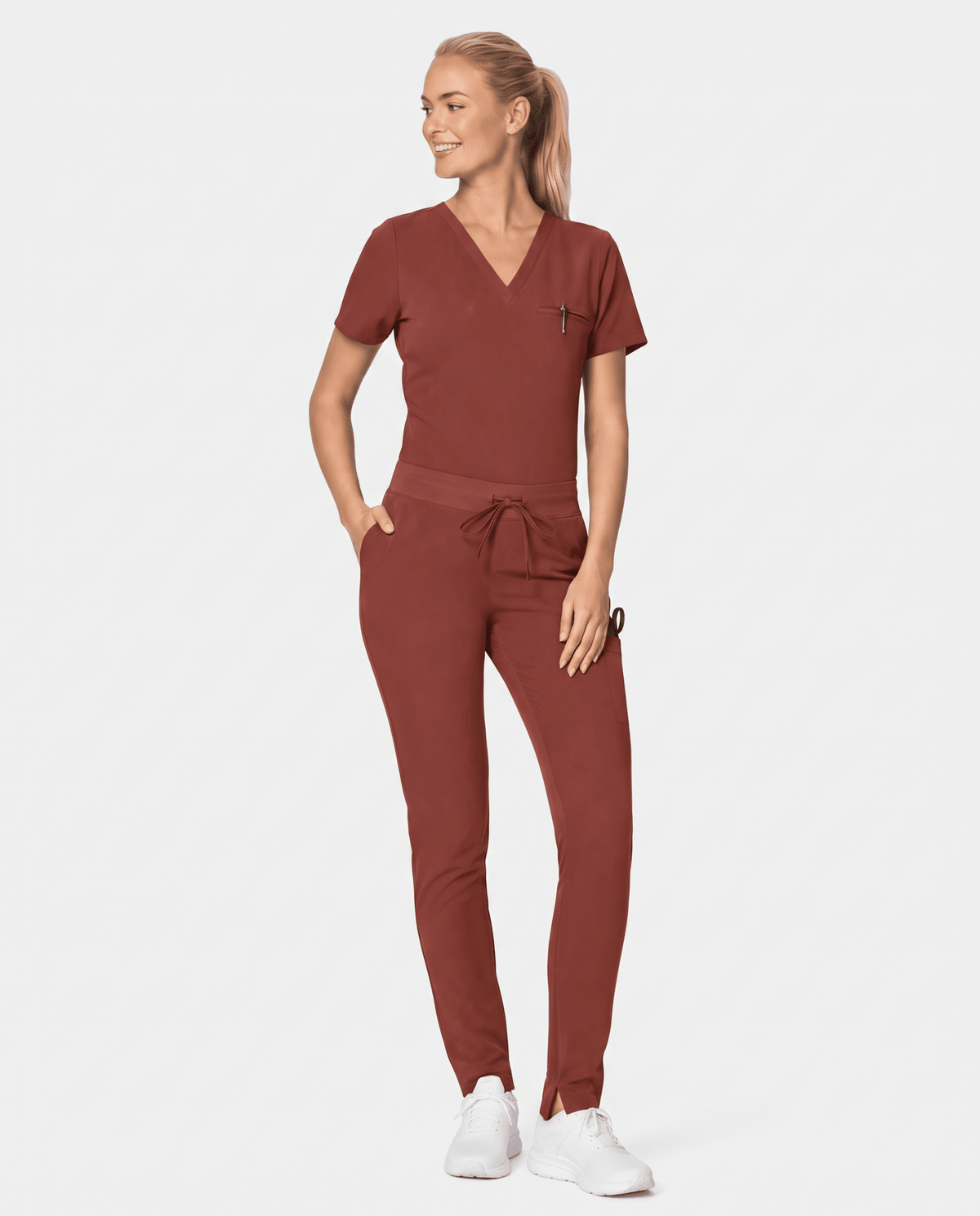 Slim 6-Pocket Pant Sienna - Scrubloop
