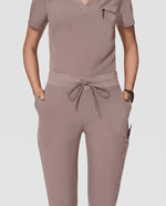 Slim 6-Pocket Pant Smokey Taupe - Scrubloop