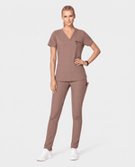 Slim 6-Pocket Pant Smokey Taupe - Scrubloop