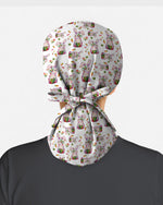 Soft Pastel Easter Bunny Illustration Scrub Cap - Scrubloop