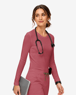 Supersoft Long-Sleeve Underscrub Berry Spice - Scrubloop