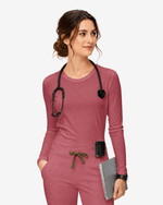 Supersoft Long-Sleeve Underscrub Berry Spice - Scrubloop