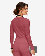 Supersoft Long-Sleeve Underscrub Berry Spice - Scrubloop