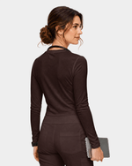 Supersoft Long-Sleeve Underscrub Espresso - Scrubloop