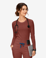 Supersoft Long-Sleeve Underscrub Sienna - Scrubloop