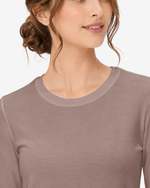 Supersoft Long-Sleeve Underscrub Smokey Taupe - Scrubloop