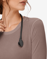 Supersoft Long-Sleeve Underscrub Smokey Taupe - Scrubloop