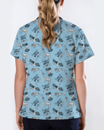 Team Ortho Bone Fracture Funny Nurse Scrub Top - Scrubloop