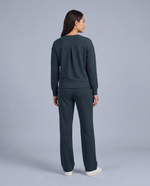 Long-Sleeve Crew-Neck Top Dark Harbor