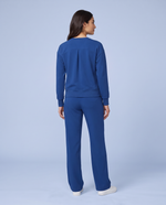 Long-Sleeve Crew-Neck Top Royal Blue