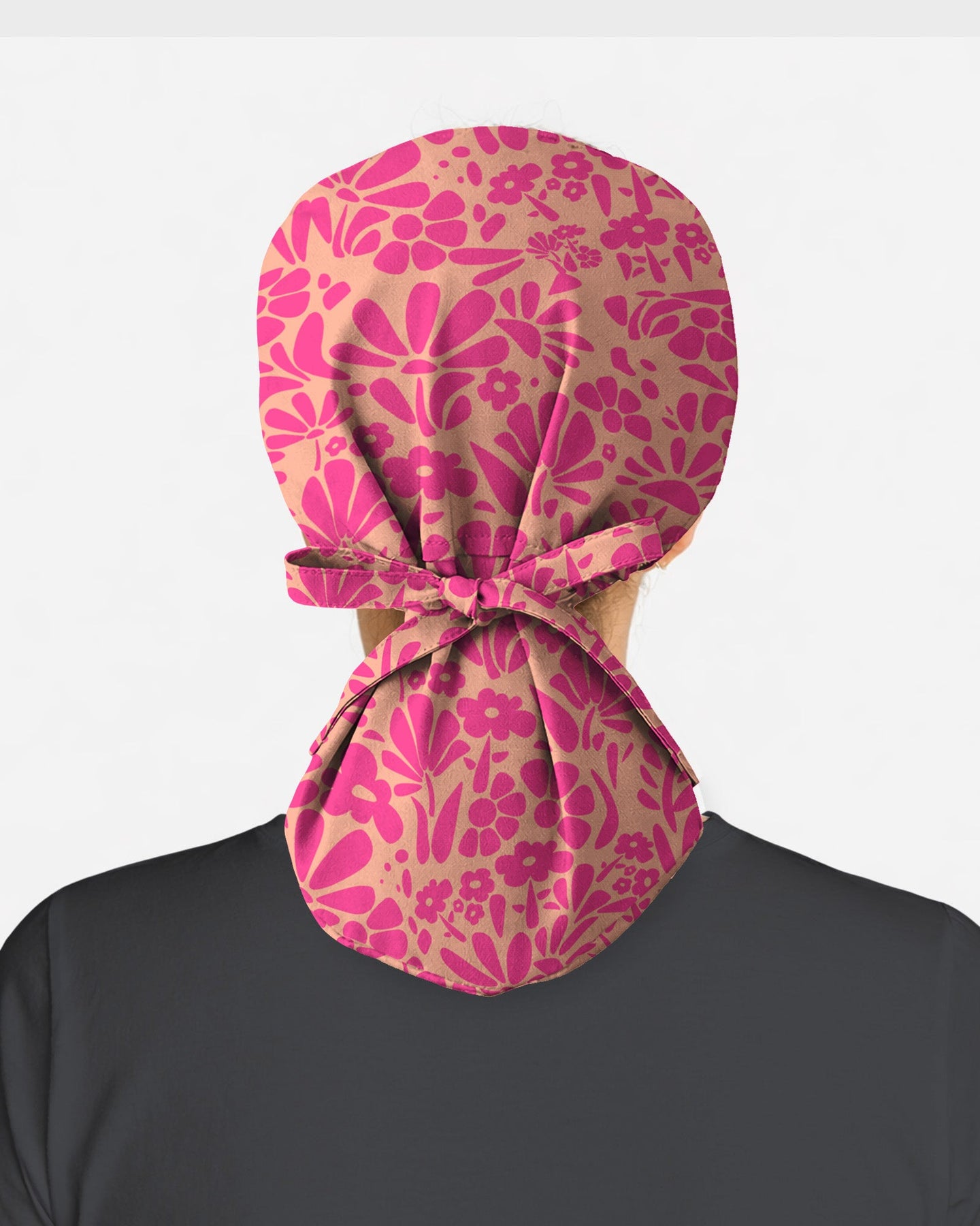 Tropical Blooms Island Paradise Vibes Scrub Cap - Scrubloop
