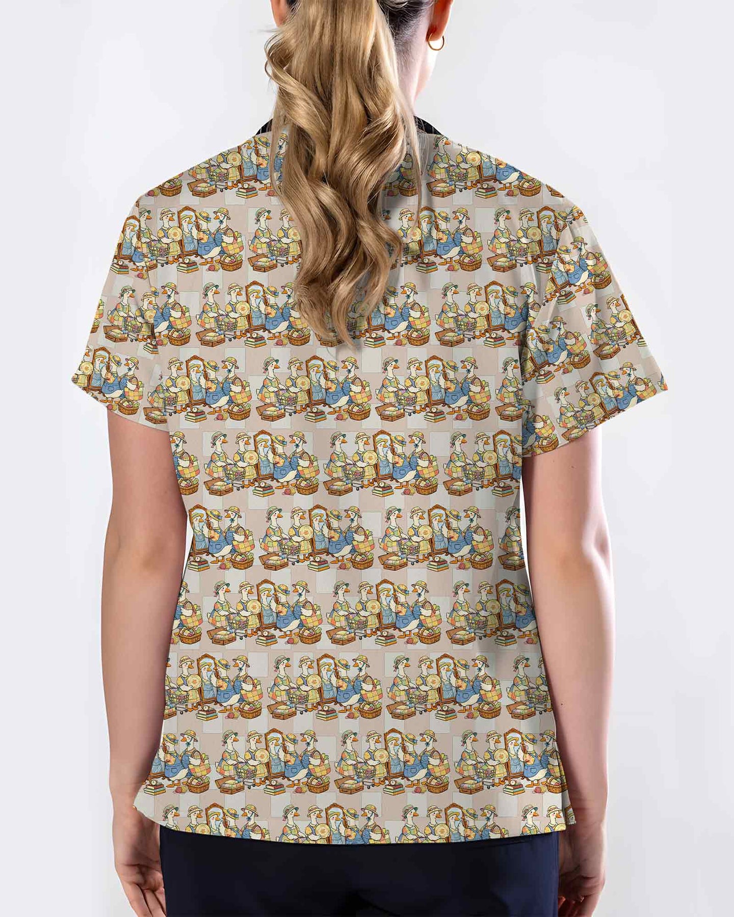 Vintage Goose Medical Scrub Top - Scrubloop