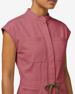Wide Leg Jumpsuit Berry Spice - Scrubloop