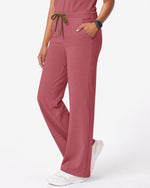 Wide Leg Jumpsuit Berry Spice - Scrubloop
