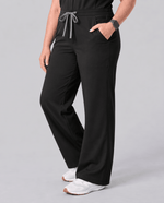 Wide Leg Jumpsuit Black - Scrubloop