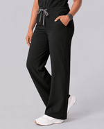 Wide Leg Jumpsuit Black - Scrubloop