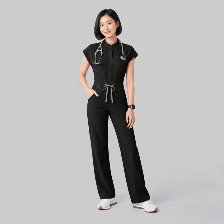 Wide Leg Jumpsuit Black