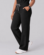 Wide Leg Jumpsuit Black - Scrubloop