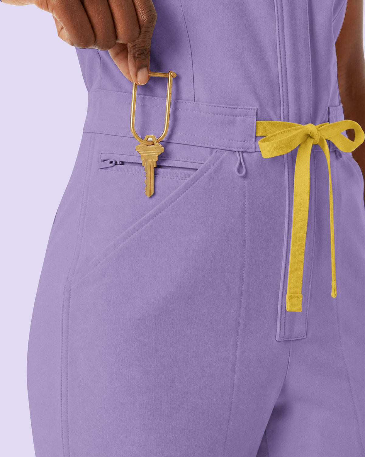 Wide Leg Jumpsuit Bougainvillea - Scrubloop