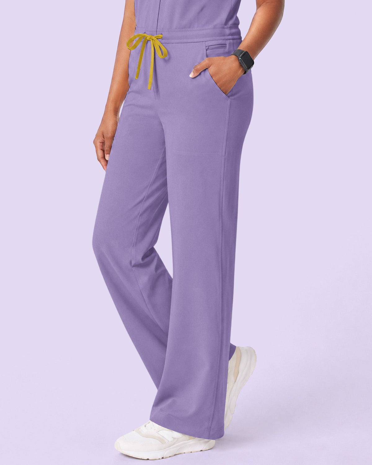 Wide Leg Jumpsuit Bougainvillea - Scrubloop