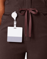 Wide Leg Jumpsuit Espresso - Scrubloop