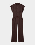 Wide Leg Jumpsuit Espresso - Scrubloop