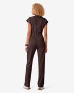 Wide Leg Jumpsuit Espresso - Scrubloop