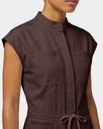Wide Leg Jumpsuit Espresso - Scrubloop