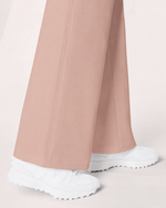 Wide Leg Jumpsuit Peach Powder - Scrubloop