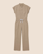 Wide Leg Jumpsuit Sesame - Scrubloop
