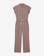 Wide Leg Jumpsuit Smokey Taupe - Scrubloop