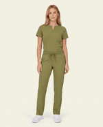 Women's 6-Pocket Cargo Pant Avocado - Scrubloop