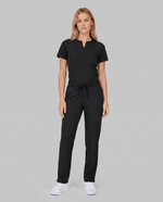 Women's 6-Pocket Cargo Pant Black - Scrubloop