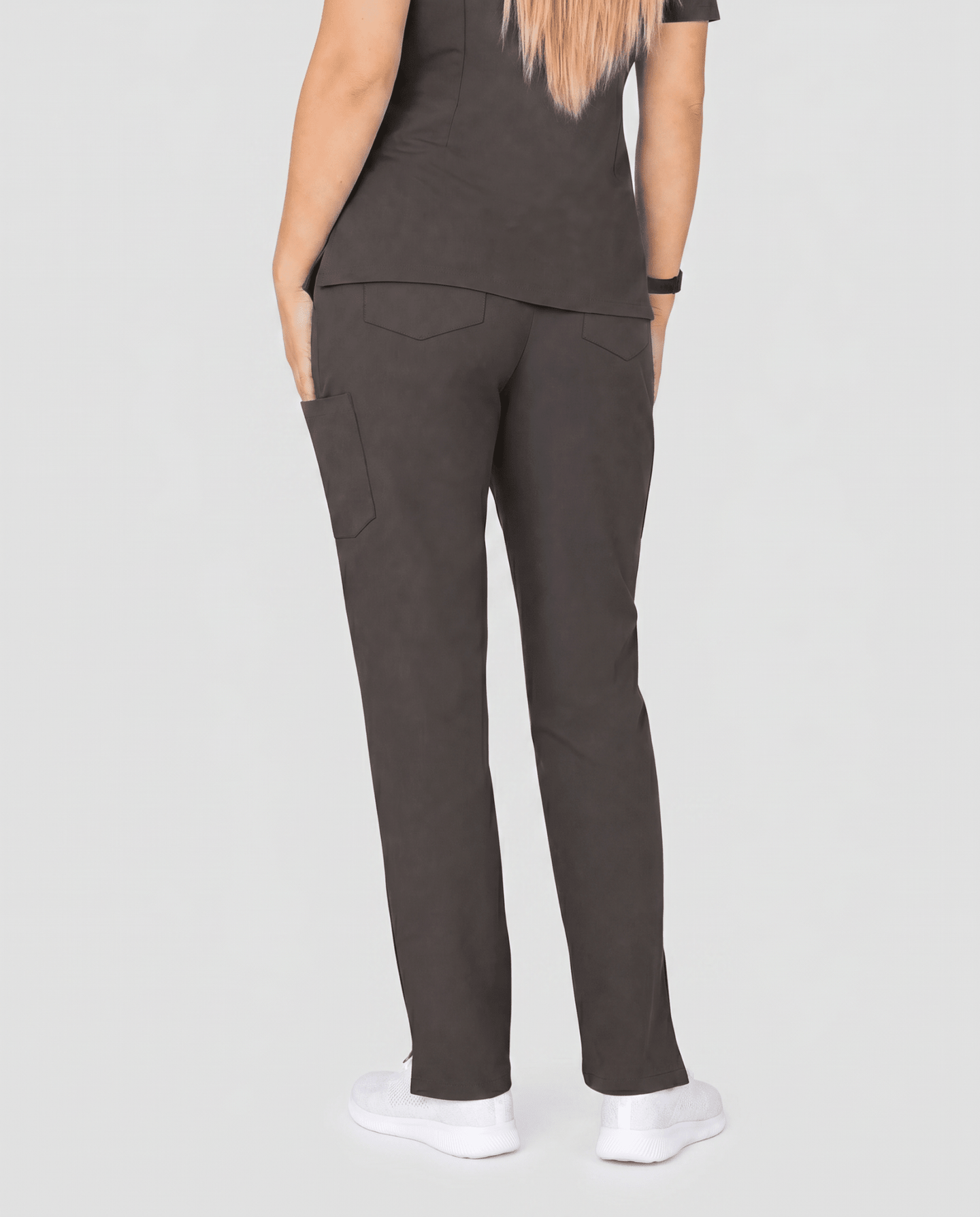Women's 6-Pocket Cargo Pant Charcoal - Scrubloop