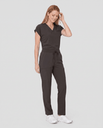 Women's 6-Pocket Cargo Pant Charcoal - Scrubloop
