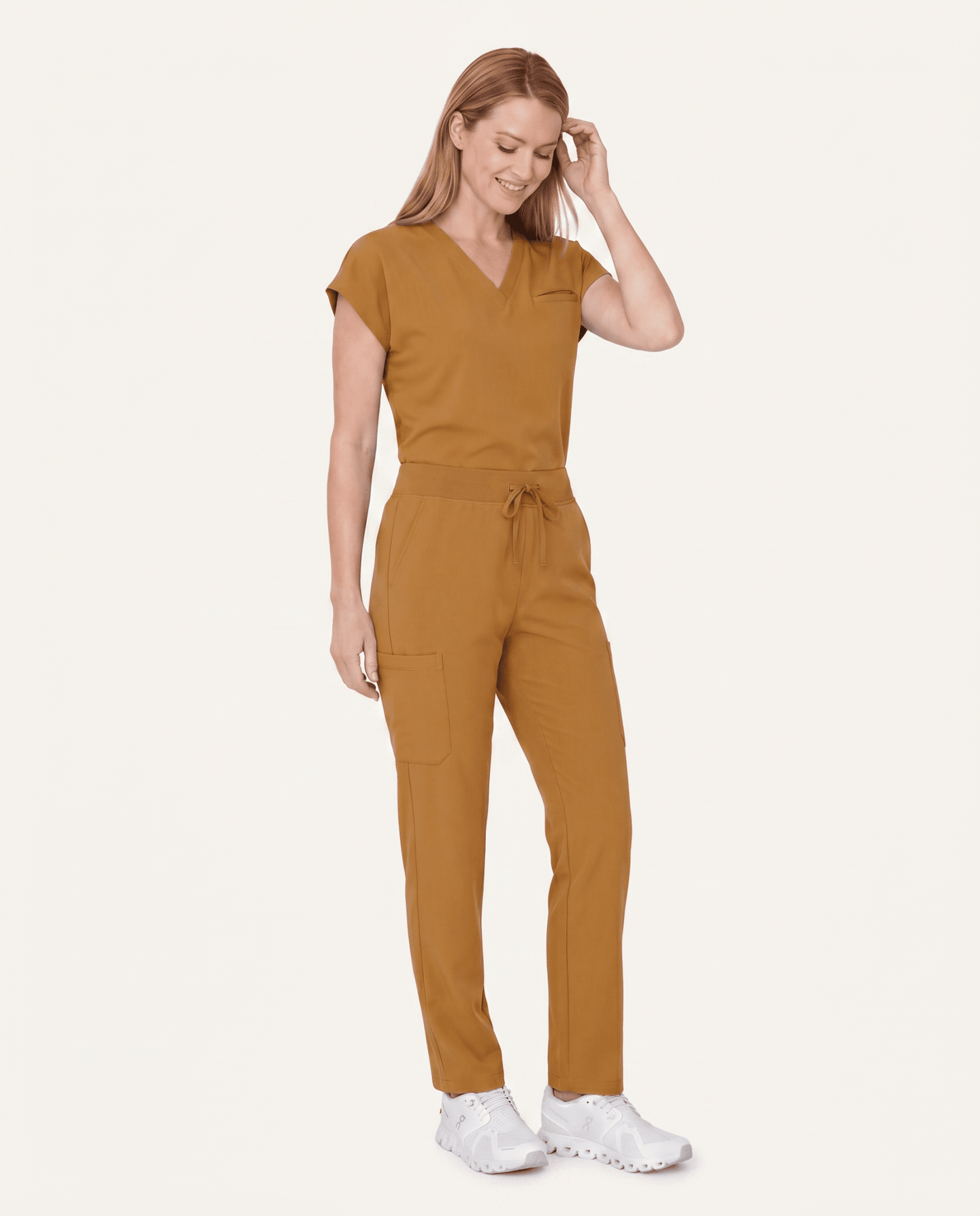 Women's 6-Pocket Cargo Pant Cider - Scrubloop
