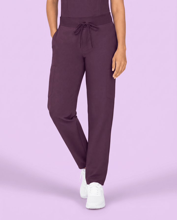 Women's 6-Pocket Cargo Pant Deep Eggplant