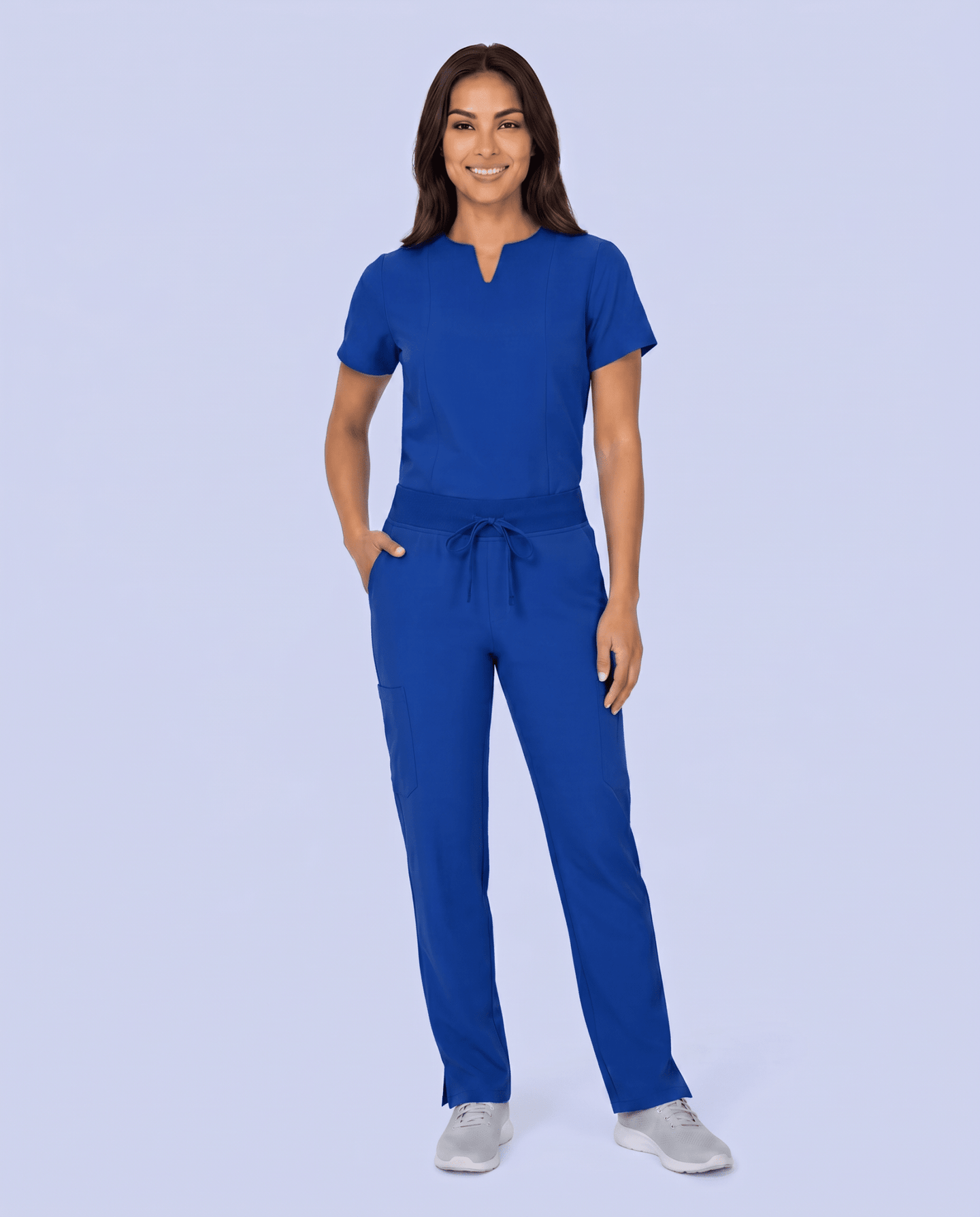 Women's 6-Pocket Cargo Pant Galaxy Blue - Scrubloop