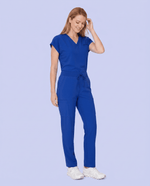 Women's 6-Pocket Cargo Pant Galaxy Blue - Scrubloop