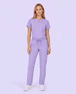 Women's 6-Pocket Cargo Pant Lavender - Scrubloop