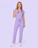 Women's 6-Pocket Cargo Pant Lavender - Scrubloop