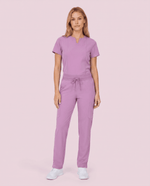Women's 6-Pocket Cargo Pant Lilac - Scrubloop