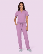 Women's 6-Pocket Cargo Pant Lilac - Scrubloop